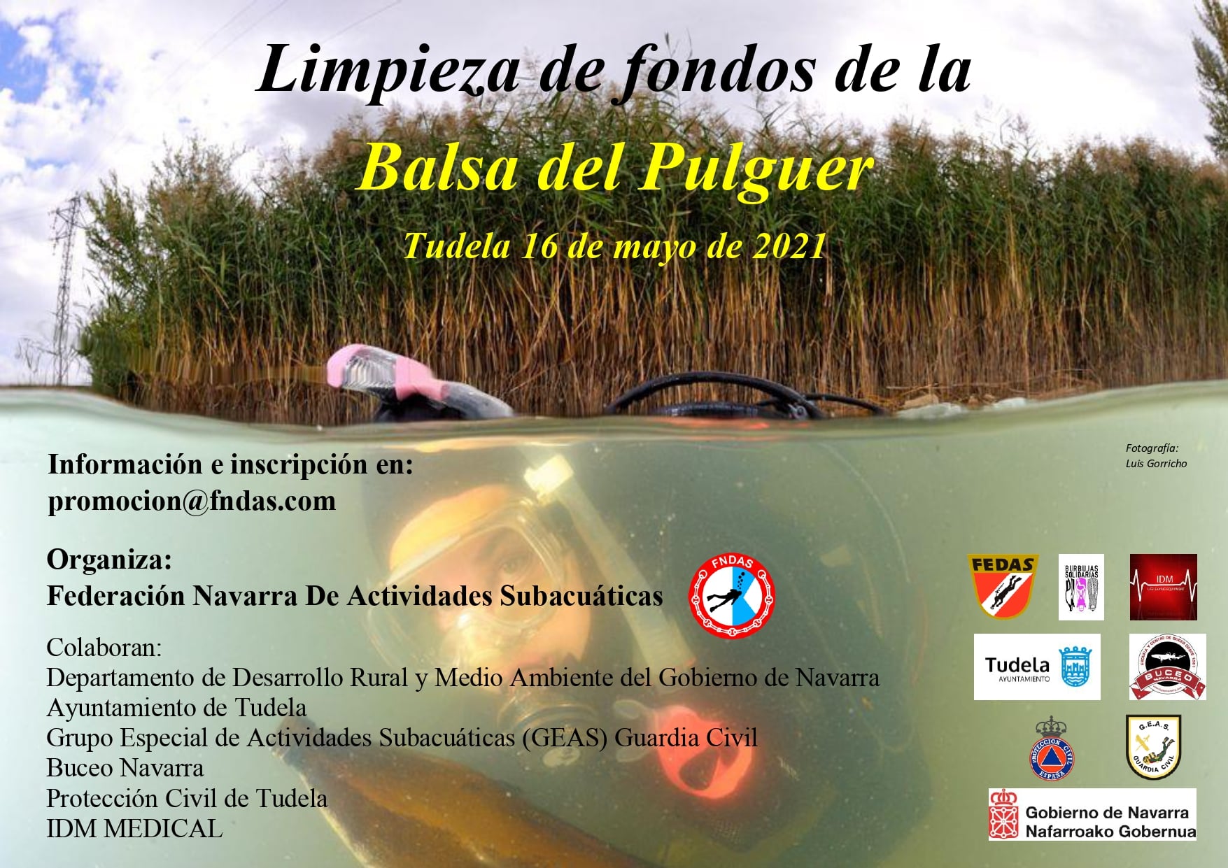 Limpieza Balsa del Pulguer de Tudela (16 de mayo)
